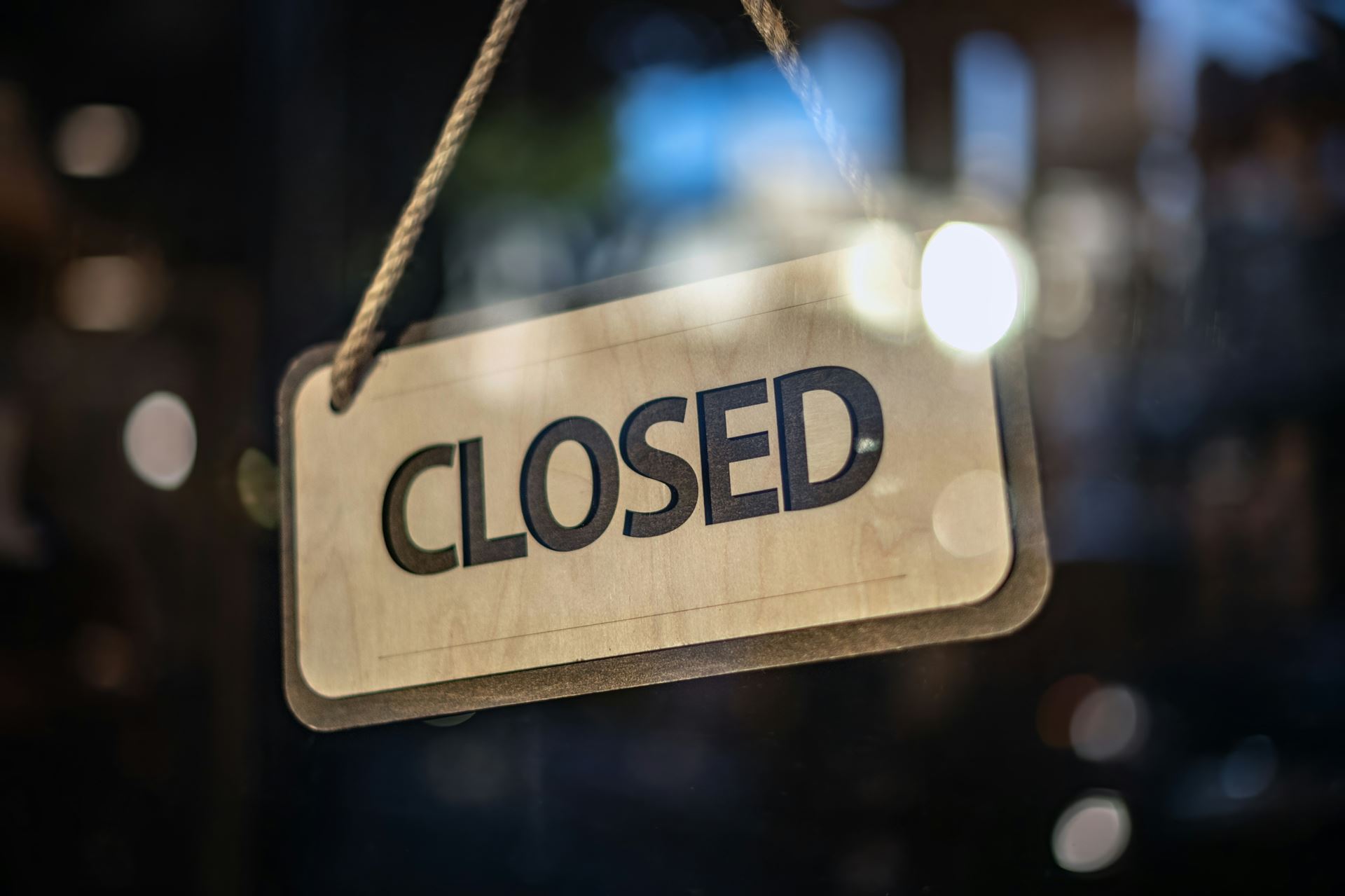 closed sign